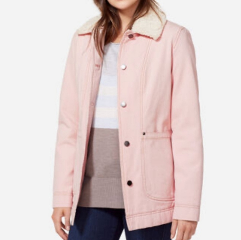 Pendelton Big Sky Canvas Barn Jacket Pink Size Small